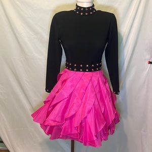 Vintage 80’s Tadaski Cocktail party dress size 08 medium Barbie costume